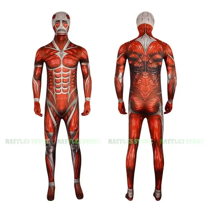 AOT Kyojin تأثيري بذلة أنيمي تأثيري حلي هالوين Shingeki no Kyojin تأثيري موحدة مجموعة الكبار طفل البدلة