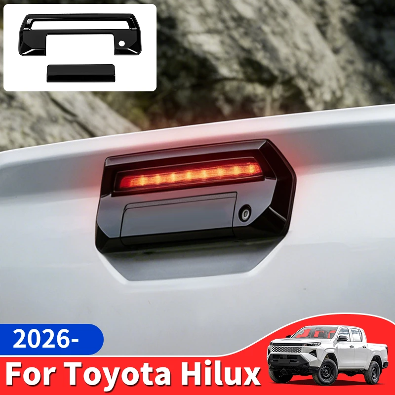 

Декоративная накладка на ручку задней двери для пикапа Toyota Hilux 2026 года, внешние аксессуары, стайлинг, модификация кузова автомобиля