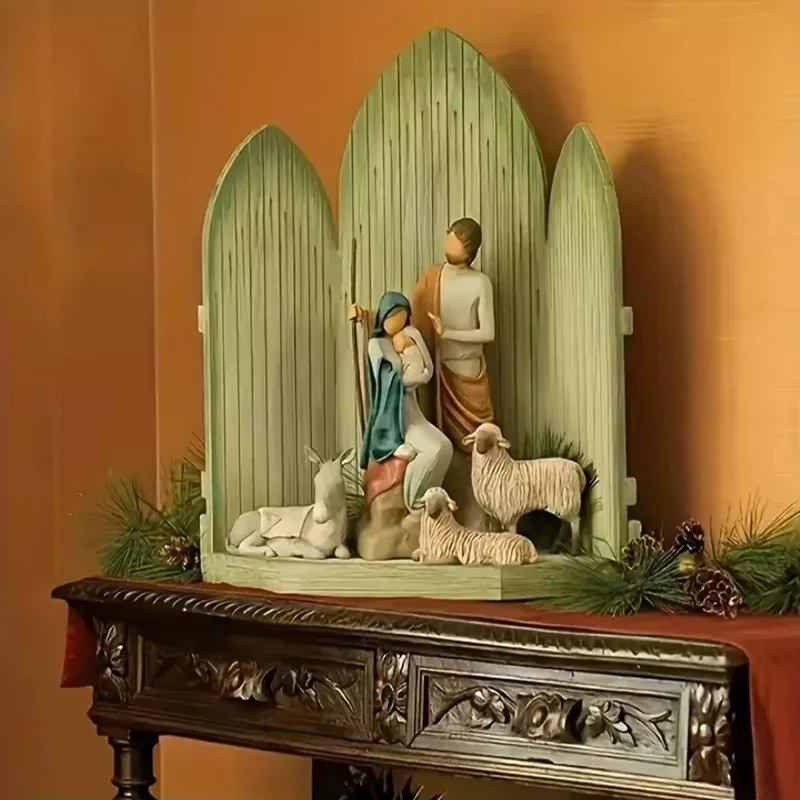 Character Statue Collection Tabernacle Sculptures Of Jesus Nativity Collection Magic Bibleholiday Christmas Gift