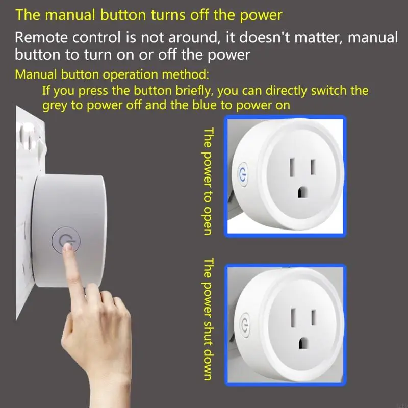 A2BD 433mhz Wireless RF Remote Control Home Office for Smart WiFi Power Socket Outlet Single for Key US Plug