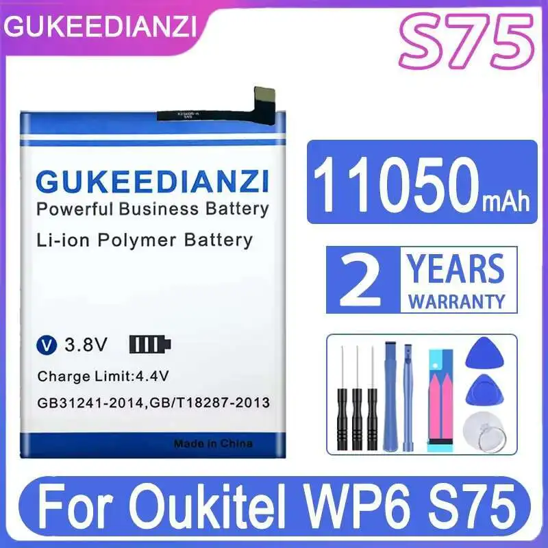 

Mobile Phone Battery For Oukitel WP6 S75 Long Lasting 11050Mah