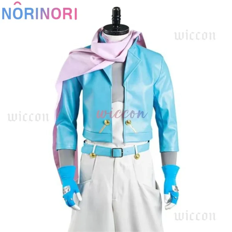 JoJo Adventure Part 2: Battle Tendency Caesar Cosplay Costume Anthonio Zeppeli Coat Pants Shoes Halloween Carnival Suit