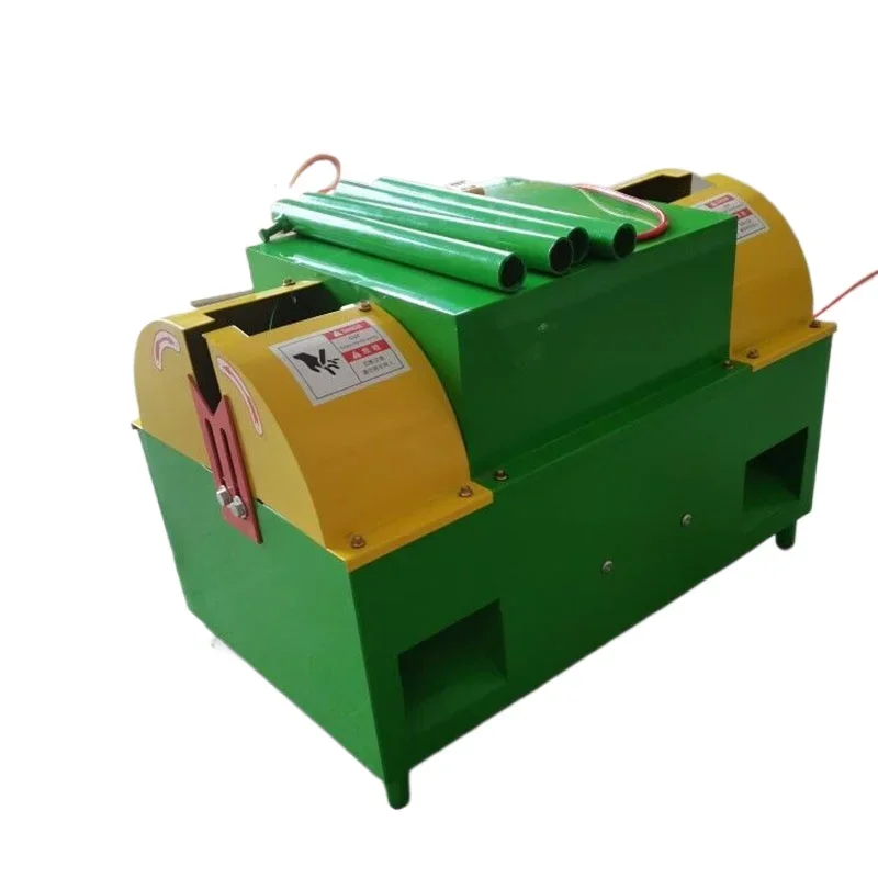 Dual Motor Electric Garlic Stem Root Cutting Machine  Dual Reverse Rotating Motor Separate Discharge Port