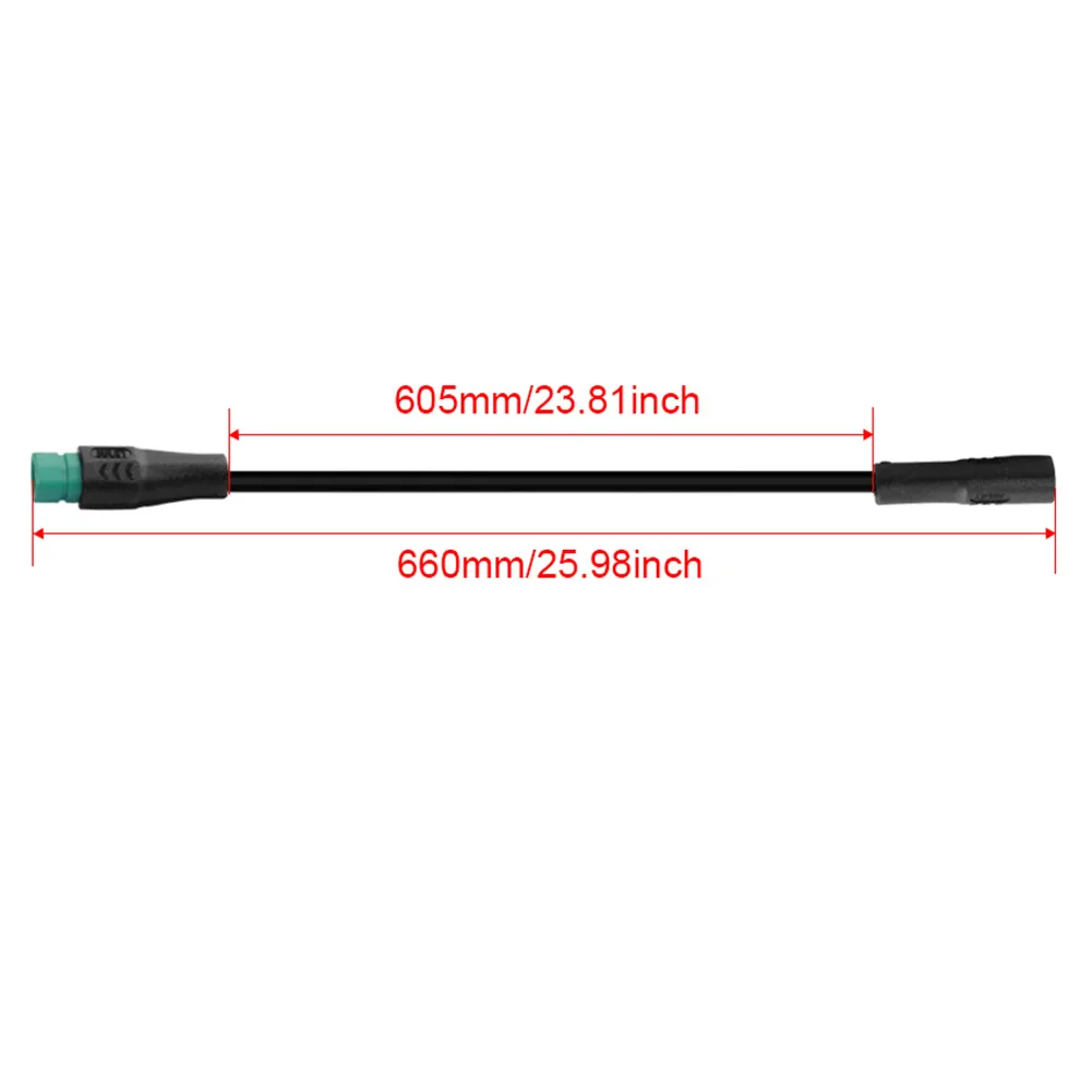 Outdoor Conditions 5Pin Extension Cable Electric Bike Display Cable Hassle-free Setup Long-lasting Performance