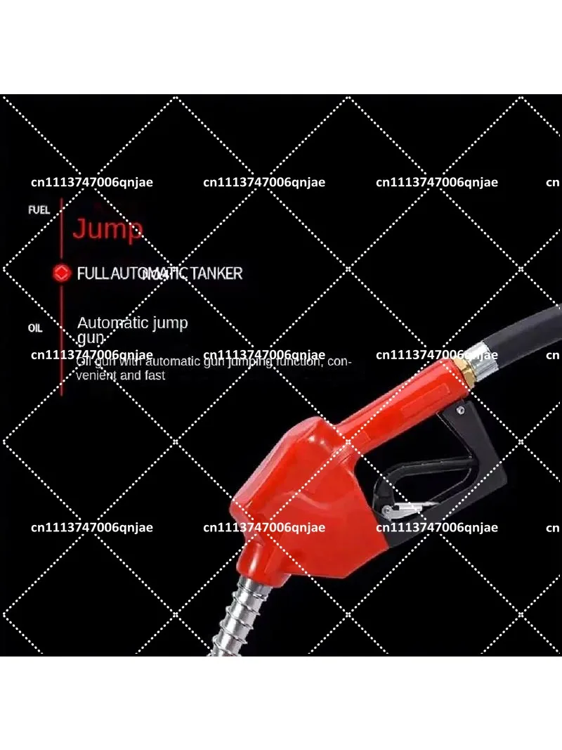 380W 40L/MIN Diesel Fuel Pump Automatic Self-Priming Pump with Filter Jump Gun Portable Dispenser