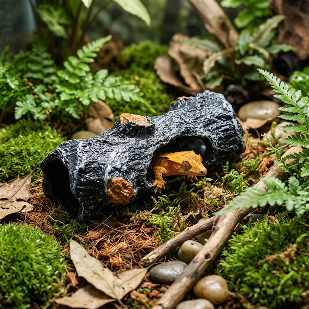 PVC Stump Hideout for Reptile  - Aquarium Planting Ideas ulasan dan harga