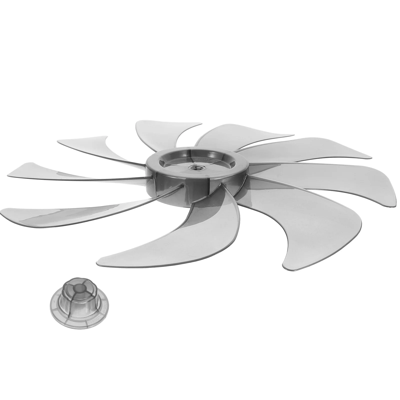 1Pc 14In/9 Leaves Plastic Fan Blade Leaves Universal Fan Blades Household Fan Blades Replacement Standing Fan Table