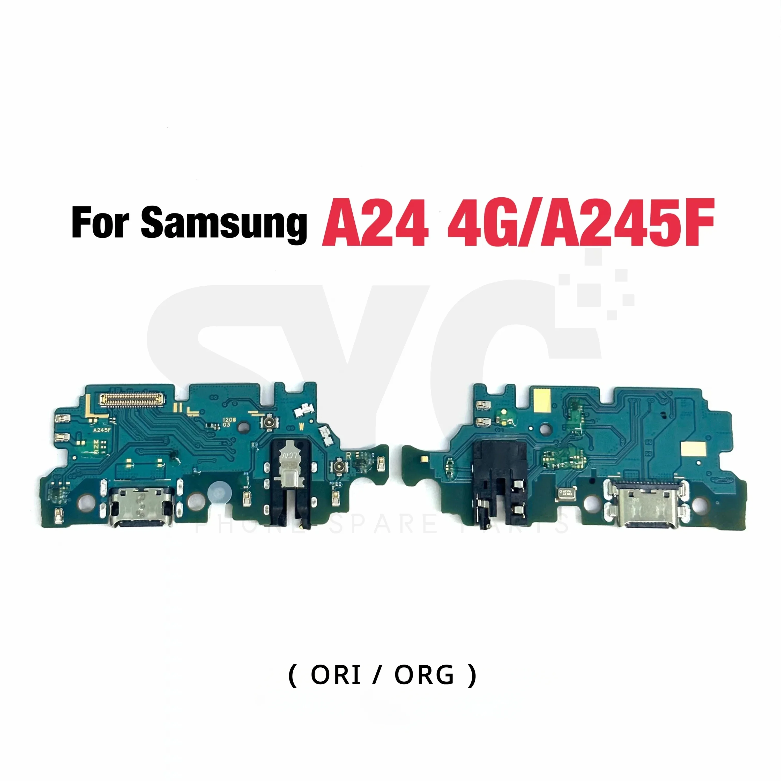 10 Pcs/Lot original For Samsung A24 4G A34 A54 5G A245F A346 A546 USB Charging Dock Port Connector Flex Cable