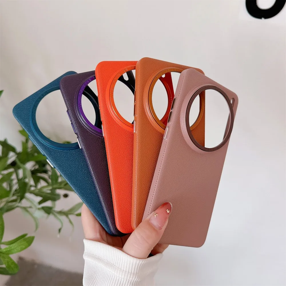 For VIVO X200 Pro Case Hard Lichee Pattern Matte Slim Protective Back Cover Case For VIVO X200 Pro Mini Full Cover Phone Shell