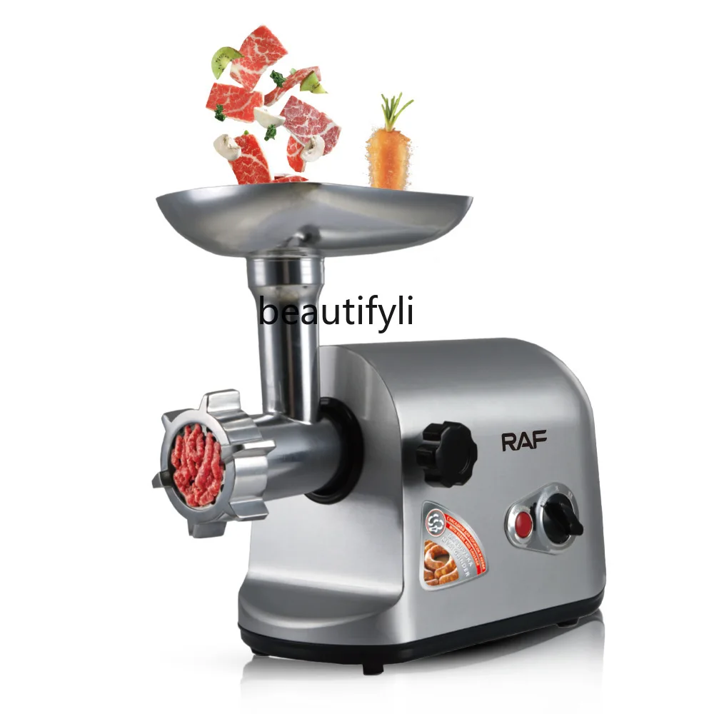 

Desktop electric multi-function meat grinder Commercial multi-function meat grinder, mutton sausage automatic enema machine