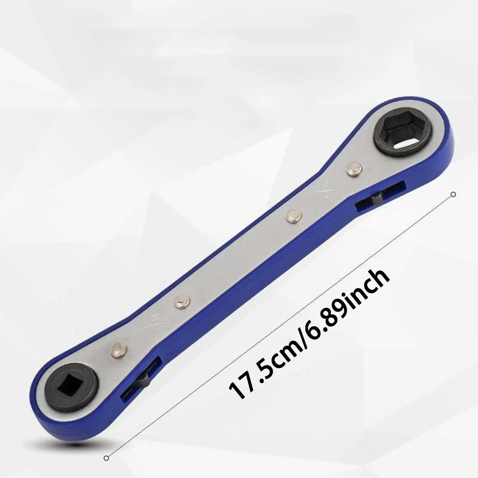 مفاتيح السقاطة مقاومة للصدأ 2-Way عكسها ميكانيكي اسئلة مفتاح ربط لاسلكي لإصلاح السيارات تحسين المنزل HVAC #6