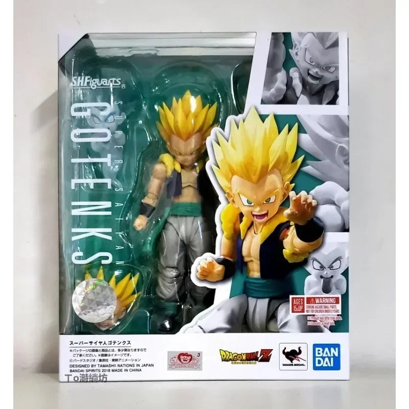 In Stock Original Bandai Dragon Ball Z S.H.Figuarts Super Saiyan Gotenks  PVC Anime Action Figure Finished Model Kit Toys Gifts