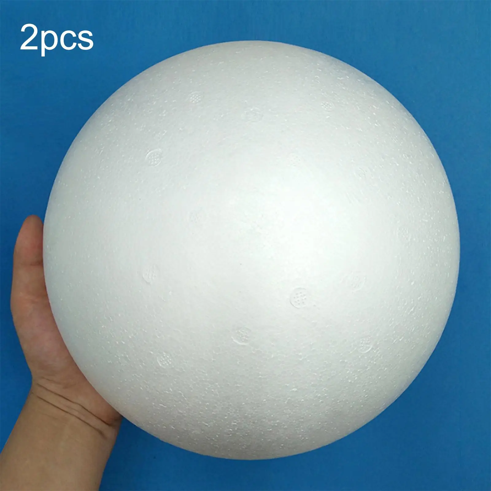 Boule en mousse demi-sphère lisse, jouets pour bricolage, décoration d'intérieur, 2 pièces