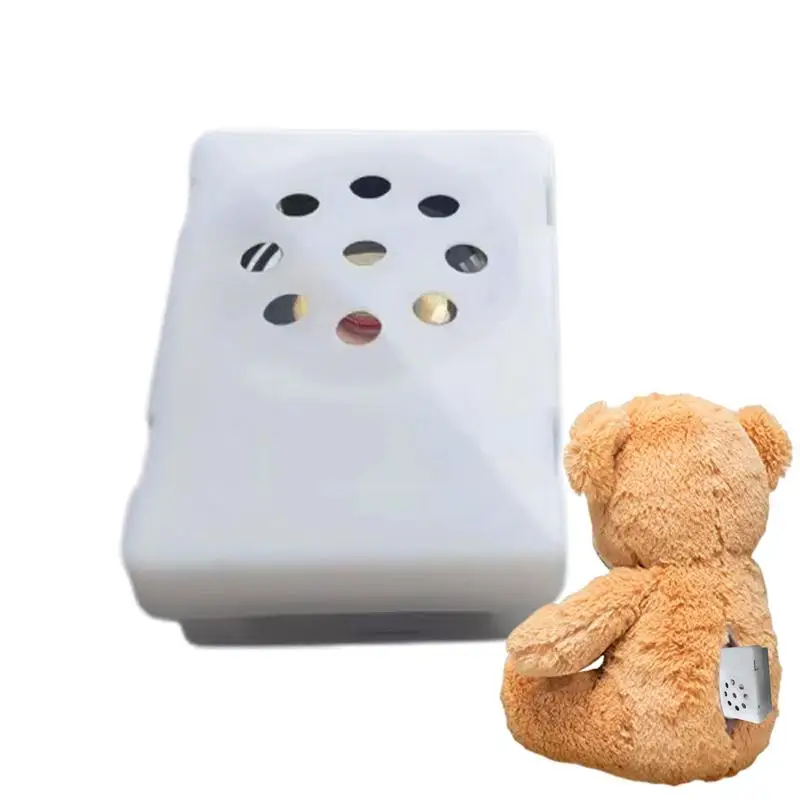 

Mini Square Voice Recorder Voice Box Recordable Sound Module Voice Message Recorder Device Stuffed Animal Sound Recorder