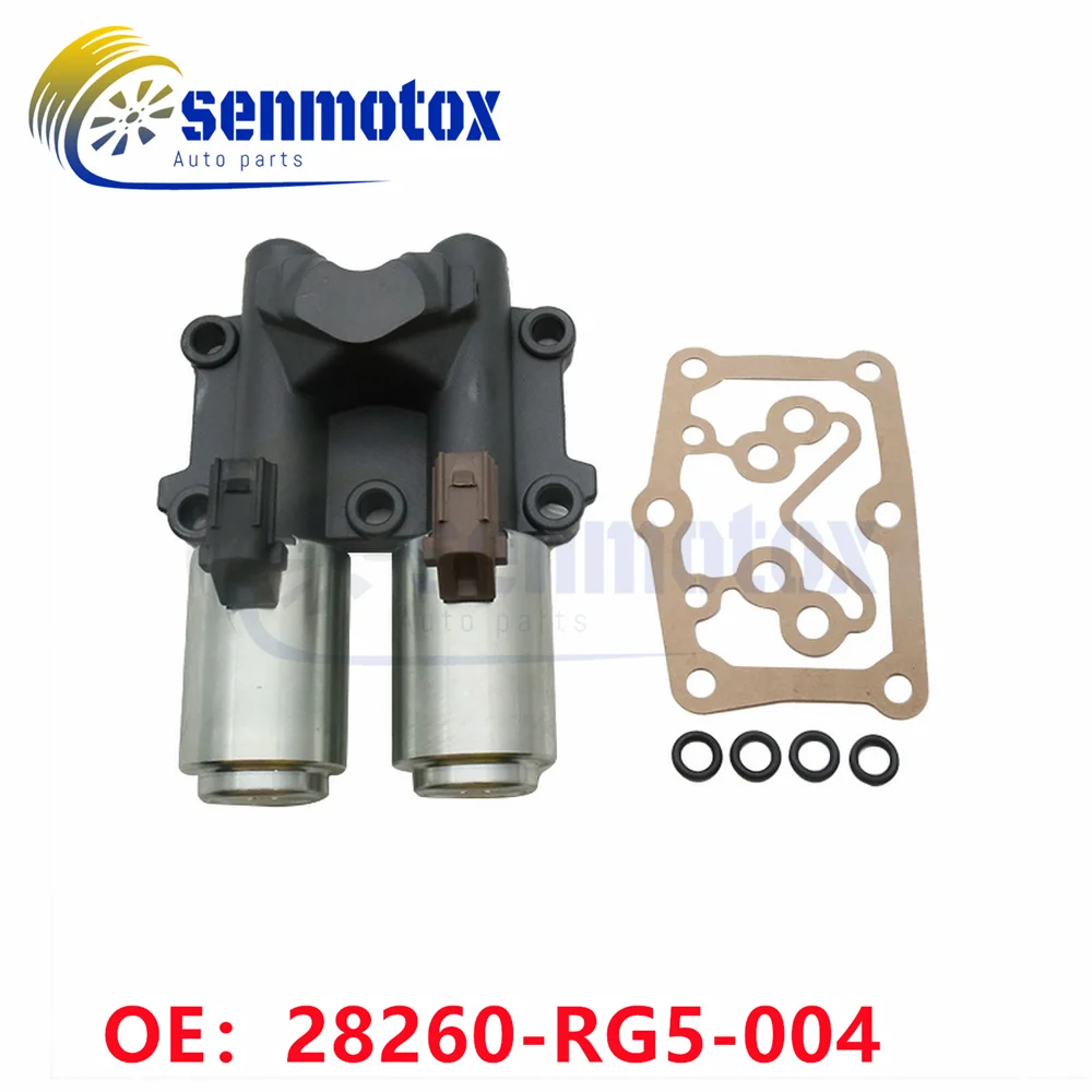 28260-RG5-004 Transmission Dual Linear Shift Solenoid For Honda Civic 2012-2015 1.8L Fit 2009-2013 AT Control Valve w/ Gasket