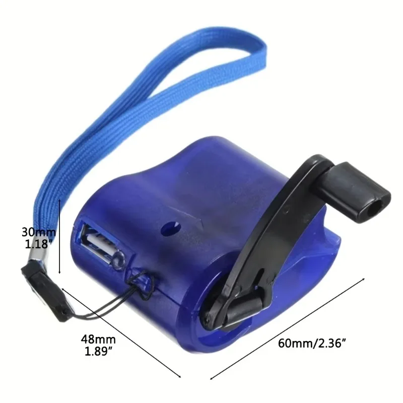 Outdoor Power Supply 5V 2W Hand-crank Battery Generator 5V Mobile Phone Power Bank Emergency Lighting Camping Emergency Light