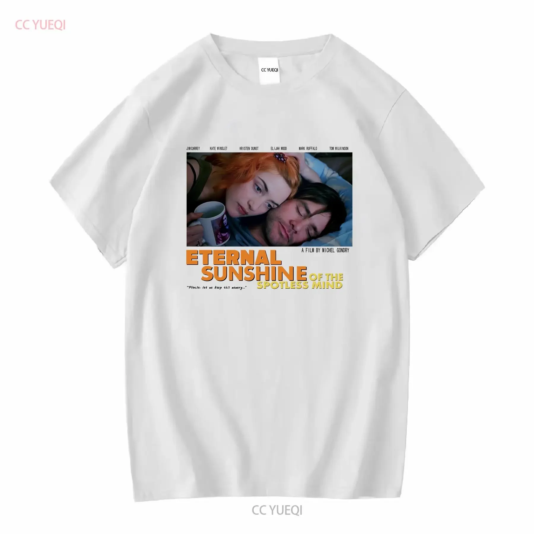 Eternal Sunshine of the Spotless Mind Movie T shirt Vintage for Lovers Retro Washed Jim Carrey long or short sleeves vintage