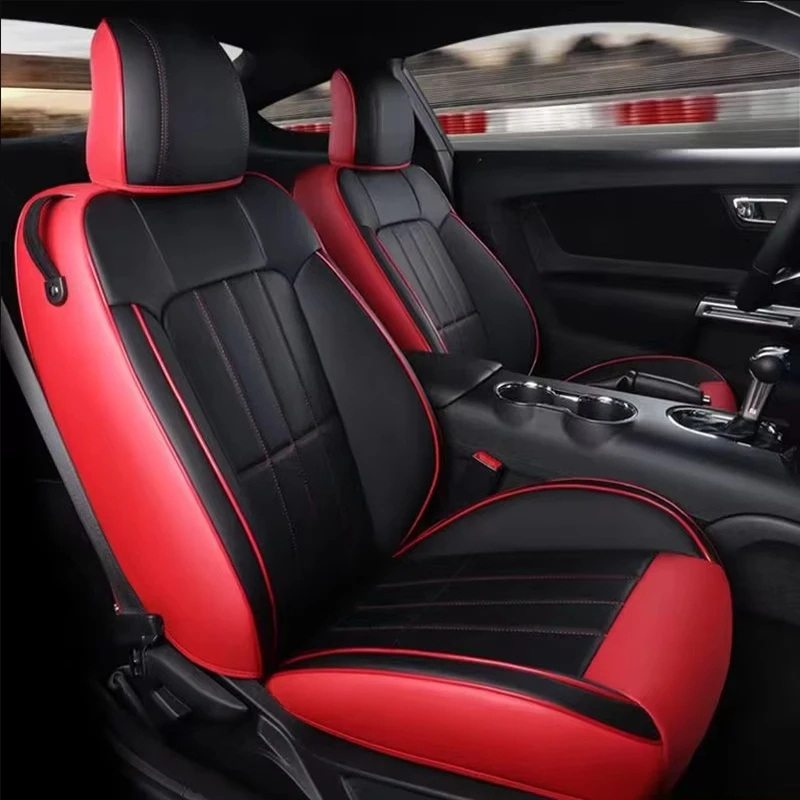 

Fit for 2015-2024 Mustang Coupe Car Seat Covers Full Set Durable Quality Material