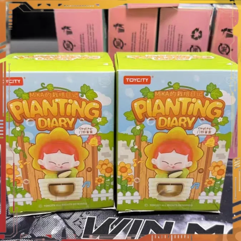 

Mika Planting Diary Blind Box Cute Cactus Sunflower Sunny Doll Model Desktop Decoration Trend Mystery Box Collectible Toys Gifts