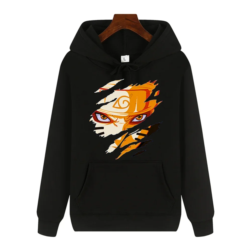 

Naruto Hoodie Anime Print Autumn and Winter Outdoor Casual Sweatshirt Haikyuu Hoodies Women