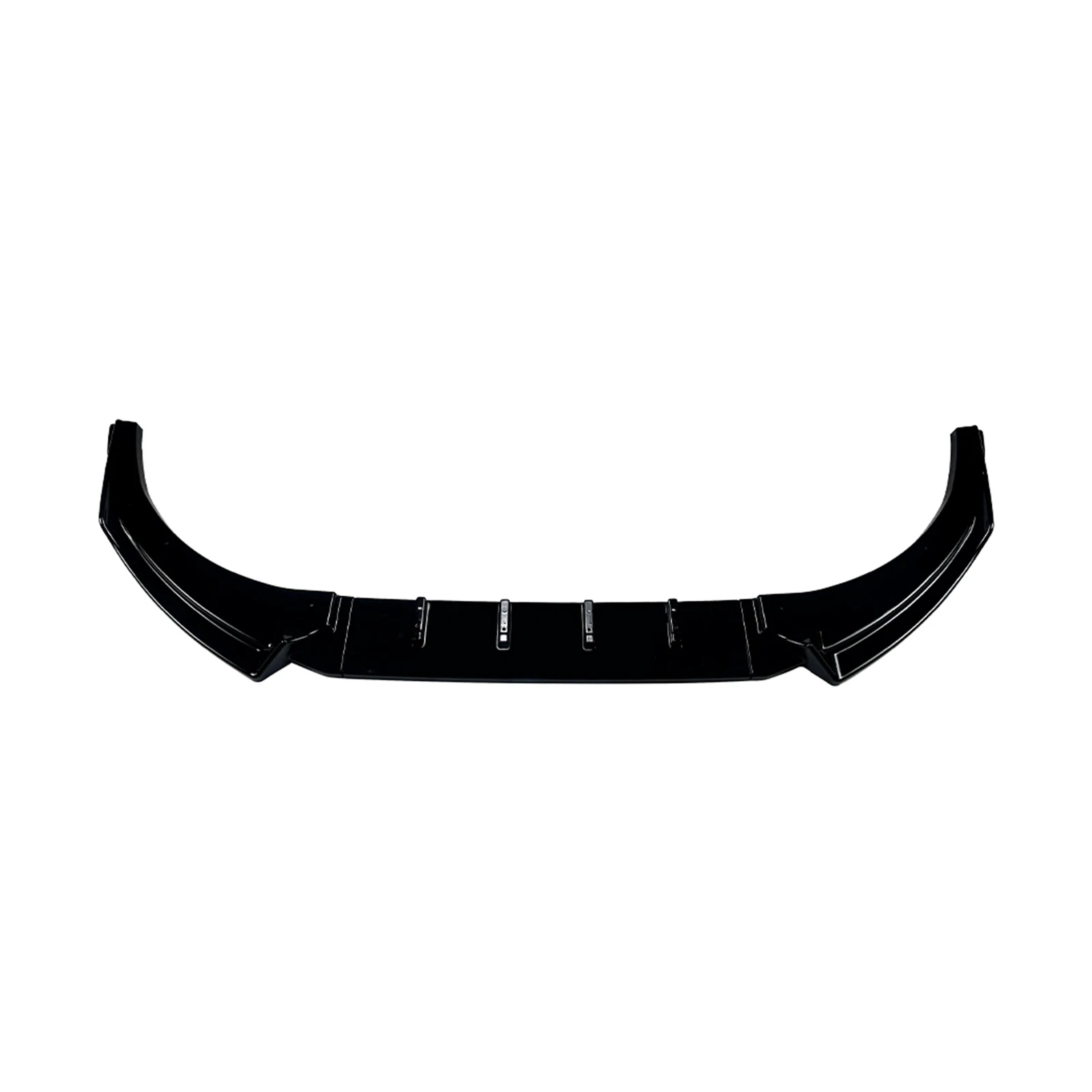 For Volkswagen VW Polo MK4 9N 2005-2008 Front Bumper Spoiler Lip Gloss Black/Carbon Fiber Look Lower Splitter Blade Protector view 4