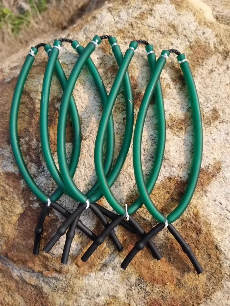 

5 PCS Fishing Slingshot Bands Shooting Fish Hunting Group Round Bands Latex Tube Replacement Elastic Powerful Catapult Tools