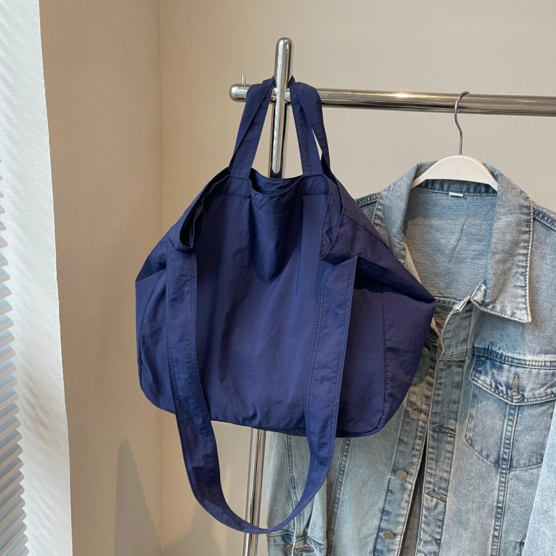 

2025 New Large Capacity Nylon Handbag Fashionable Casual Easiest for Match Women's Bag Light Tote Bag