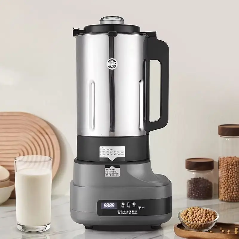 Soybean milk machine for commercial breakfast shop, filter-free fresh pulp machine, heated wall breaking machine, large capacity