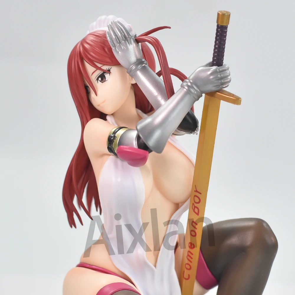 Aixlan Nsfw الشكل ارزا القرمزي 19 سنتيمتر درع مثير فتاة بولي كلوريد الفينيل عمل الشكل أنيمي الكبار أنيمي فتاة تمثال تحصيل تمثال