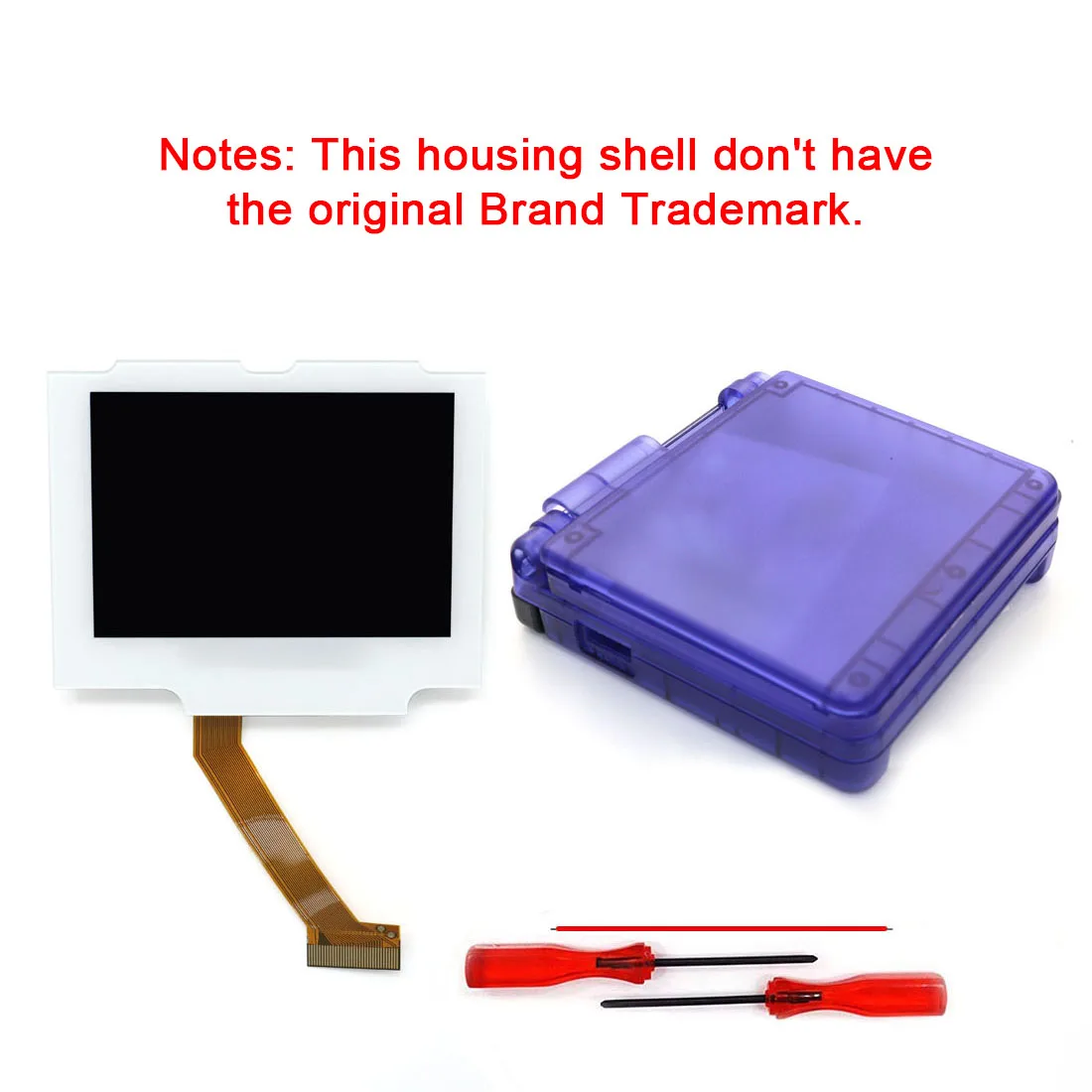 Hispeedido Pre-Laminated IPS V5 LCD-Kits für GBA SP, hochheller Bildschirm, kein Zuschnitt erforderlich, für Gameboy Advance SP.