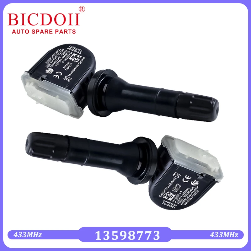 

13598773 13516165 Tire Pressure Sensor for 2015 2016 2017 2018 Chevrolet Cruze Malibu Silverado Tahoe Trailblazer 433MHz TPMS