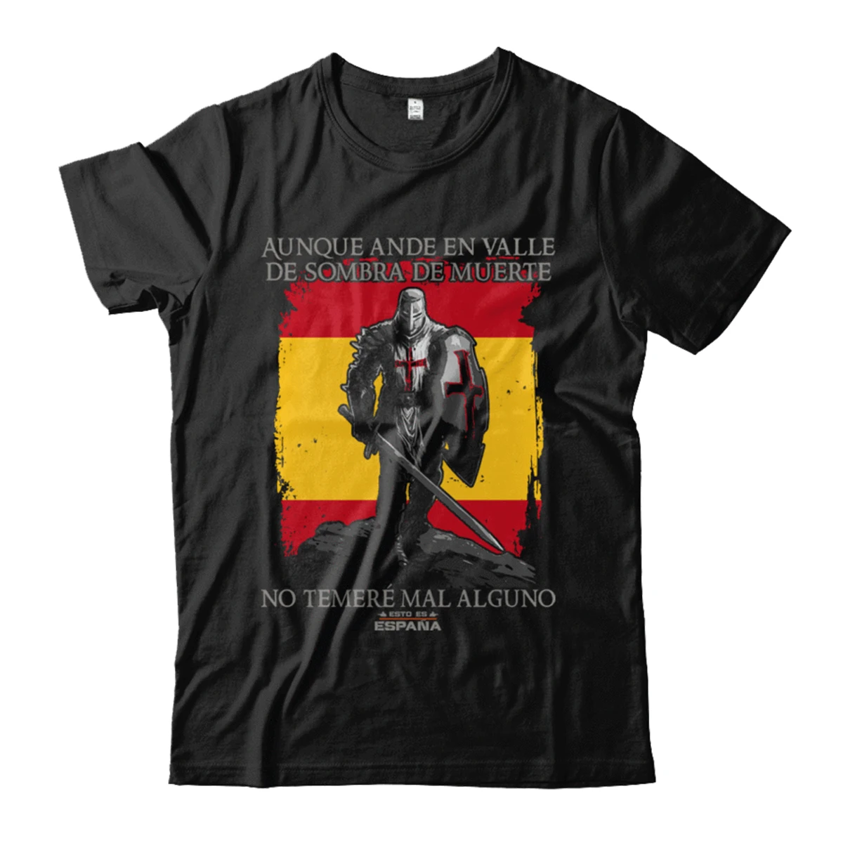 Knights Templar Spanish Crusaders T Shirt. New 100% Cotton Short Sleeve O-Neck T-shirt Casual Mens Top