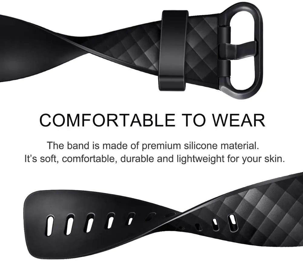 Correa de silicona para reloj inteligente Fitbit Charge 3 SE, pulsera deportiva de repuesto, Charge4/3SE