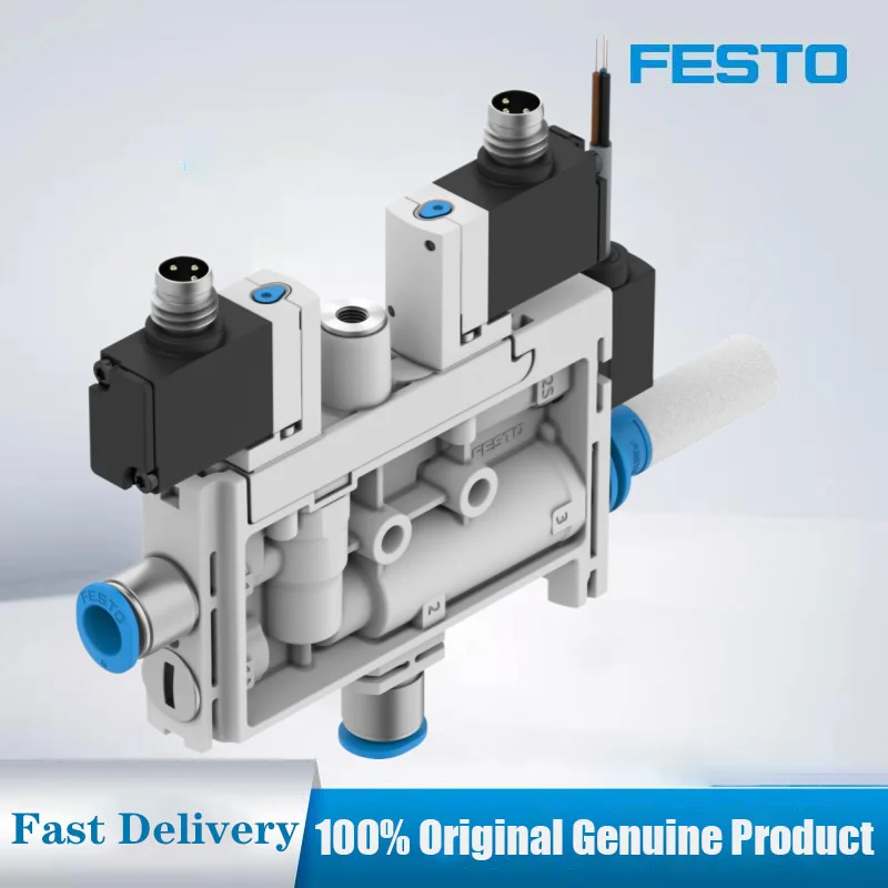 FESTO Vacuum generator 8152245-OVEL-10-H-15-PQ-VQ6-UA-C-A-V1V-R8 Genuine Vacuum generator Lightweight and compact in structure