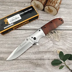 BN Outdoor Portable Folding Knife for Men High Hardness Survival Military Tactical Pocket Knives for Camping and Fishing