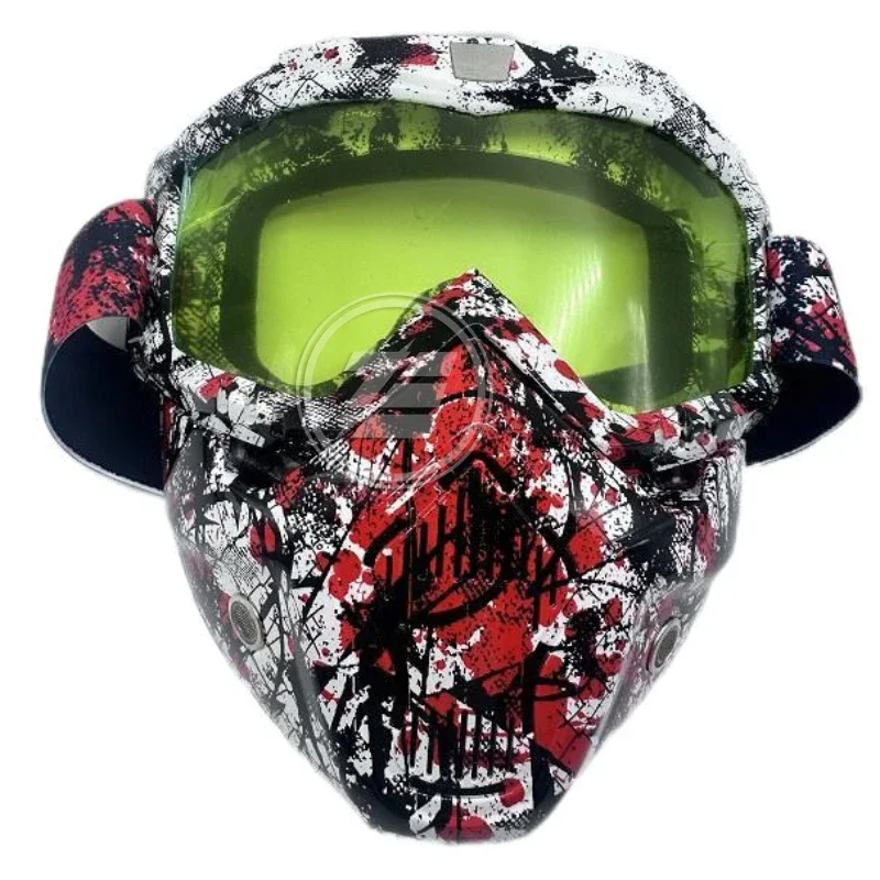 

Motorcycle Motocross Sunglasses Windproof Riding Ski Dustproof Protective Mask UV Bicycle Motorcycle Helmet Visor