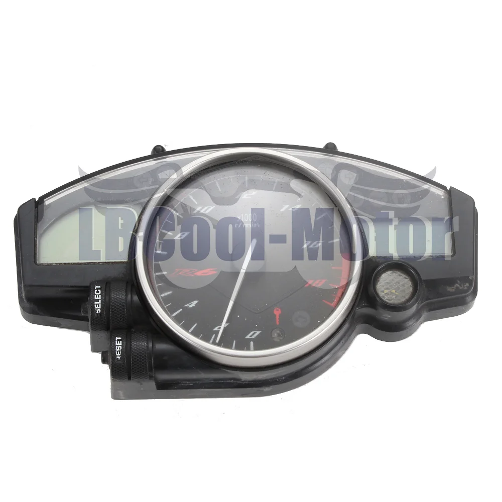 Used OEM Speedometer Instrument Cover Gauge Odometer Tachometer Housing Fit YAMAHA YZF R6 YZFR6 YZF-R6 2008-2016 EU version