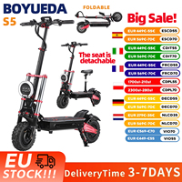 BOYUEDA S5 Electric Scooter 60V38AH Battery 6000W Motor 120KM Range 85KM/H Speed NFC Smart App RGB lights Off-road E-Scooter