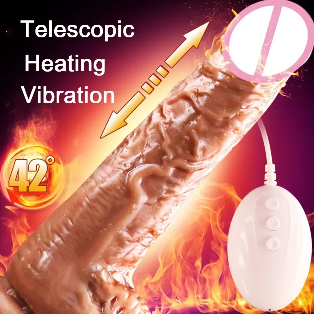 Sex Machine Telescopic Dildo Vibrator Automatic Up Down Massager G Spot Thrusting Retractable Vaginal Toy Female Masturbation