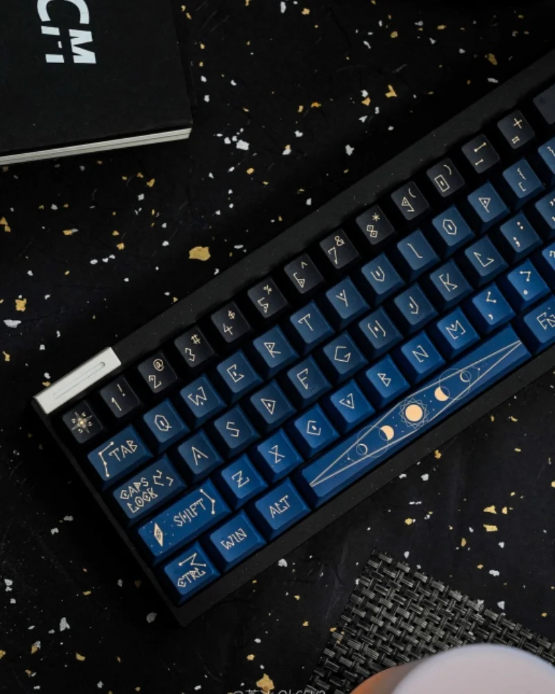 Daydreamer Star Keyboard Cap Mechanical Keyboard Customized Pbt Thermal Sublimation Retro Original Highly Boogeyman