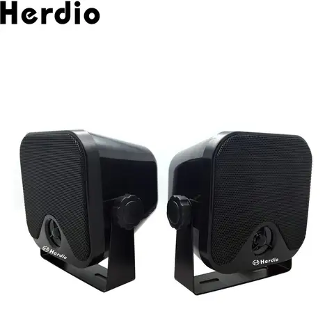 Herdio Waterproof Marine Speakers 100W 4 Inch Motorcycle Audio Speaker Heavy Duty Music Sound System For outdoor ATV UTV