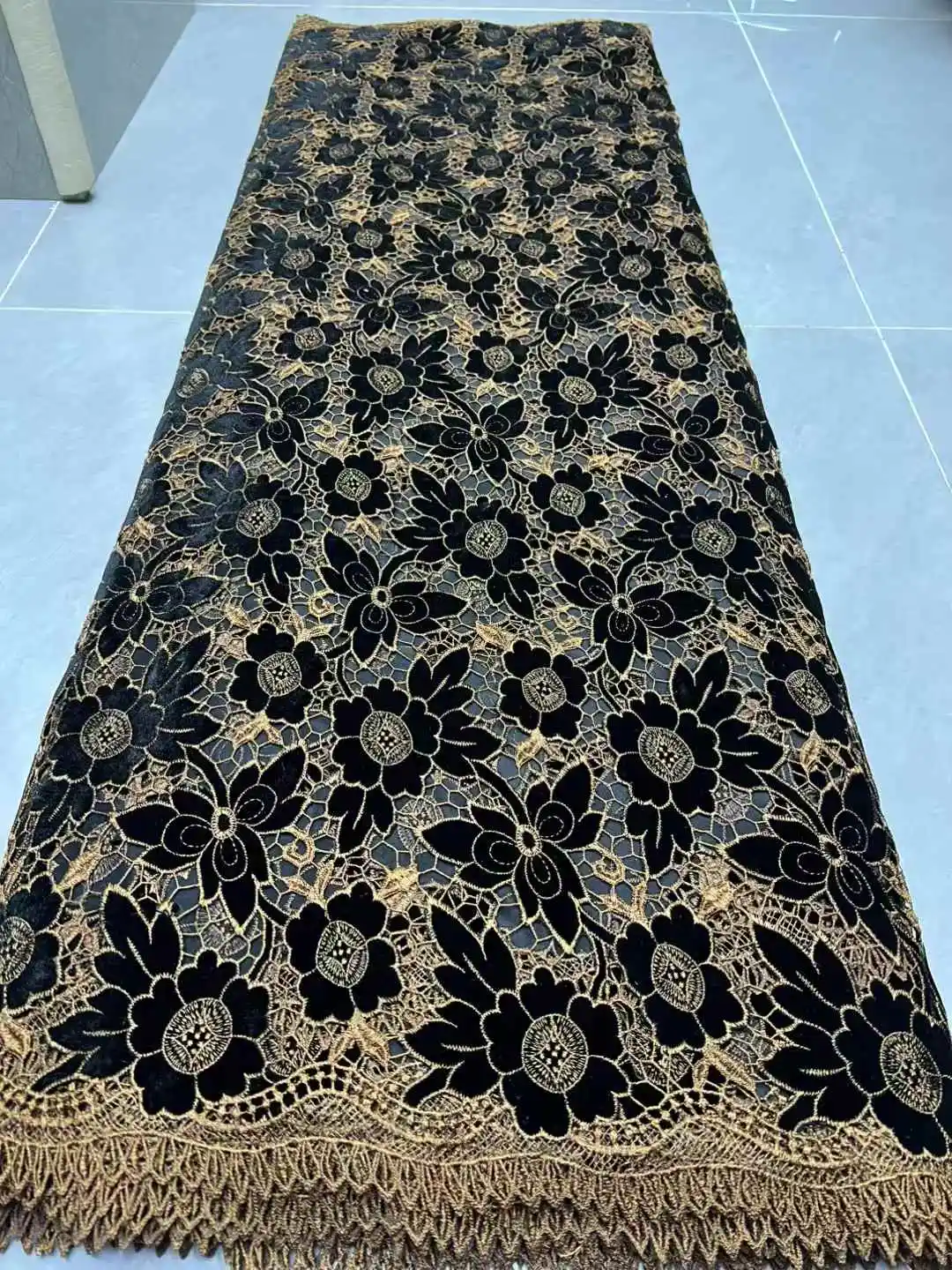 Африканская кружевная ткань 2026, высокое качество, нигерийская кружевная ткань, бархатная лазерная вышивка, сетчатый шнур, кружево для свадебного платья, 5 ярдов