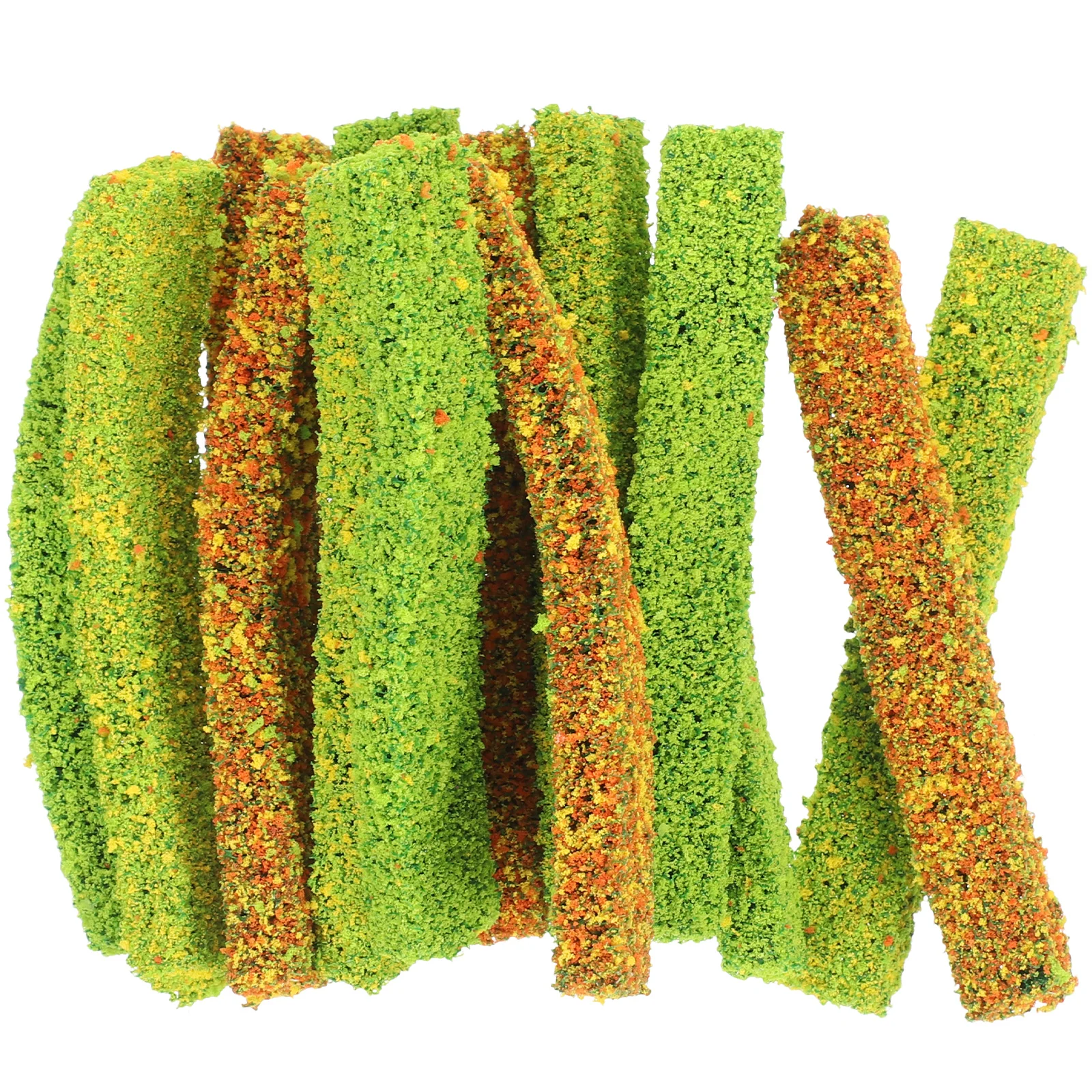 15pcs Simulated Cluster Lightweight Plastic Vegetation for Sand Table Micro Landscape DIY Scene Simulation Greenery Shrubs
