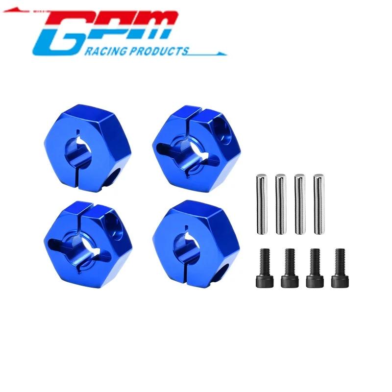 GPM H10010 6061-T6 ALLOY FRONT AND REAR CLAMP TYPE WHEEL HUB 12MM FOR VANQUISH 1/10 H10 OPTIC YOKOHAMA RTR SPARCO RTR RC Upgrade