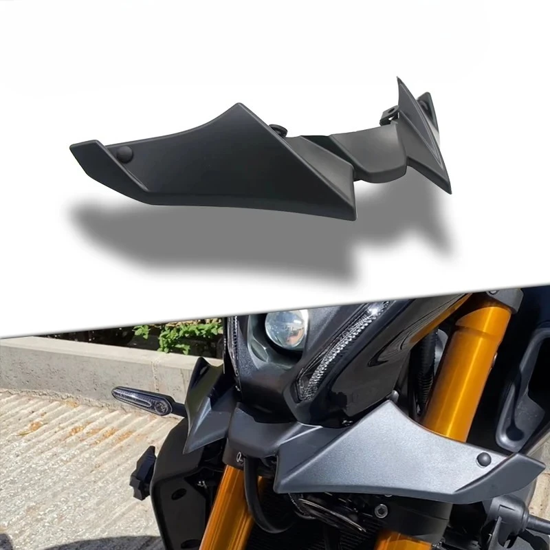 

Новый для MT 09 MT-09 2021 2022 2023, мотоцикл mt 09 MT09 SP, обнаженный передний спойлер, аэродинамический комплект крыльев, спойлер