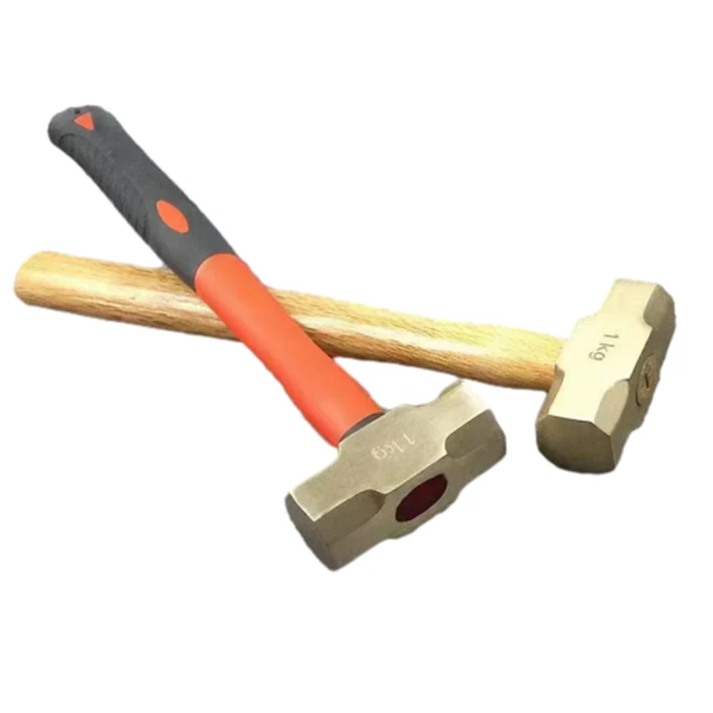 

Алюминиевый бронзовый кувалда Медный ручной молоток Взрывозащищенный восьмиугольный молоток