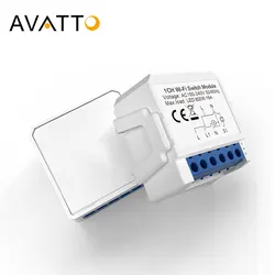 AVATTO ZigBee Tuya 1/2/3/4 Gang Mini Smart Switch modulo interruttori luce fai da te controllo bidirezionale funziona con Alexa Alice Google Home