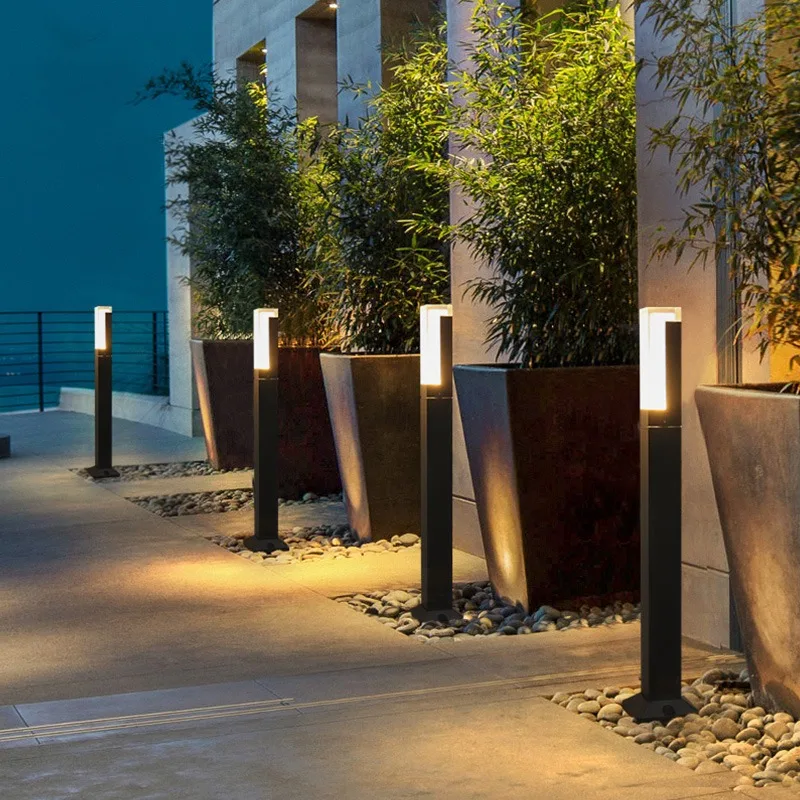 Lawn lights, outdoor waterproof garden lights, villa gardens, grass landscape lights, outdoor simple insertion of high pole pill