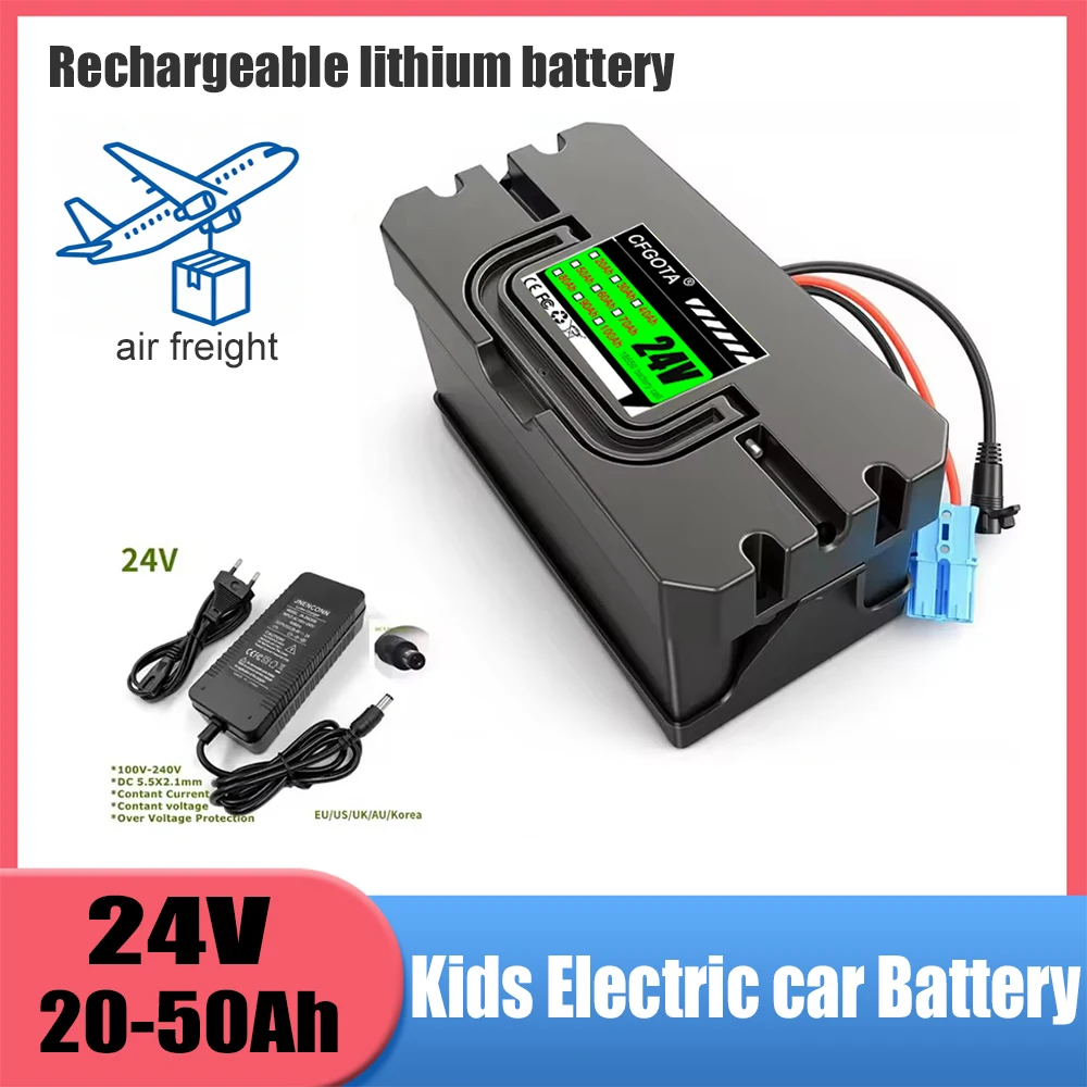 

24V 50Ah Rechargeable lithium battery long life 29.4V Kids Ride on Toys Car Powered Electric Vehicles Battery