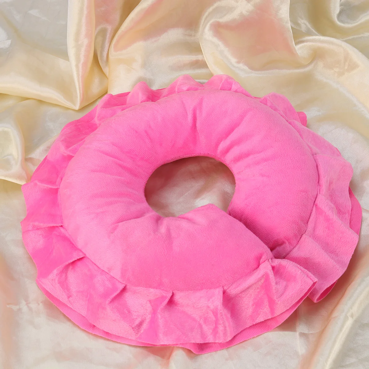 Face Pillow Theow Pillows for Beauty Salon Pink Spa Flight Massage Cotton Cushion